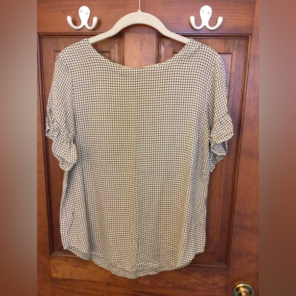 Loft Checkered Blouse Size S - Picture 1 of 5
